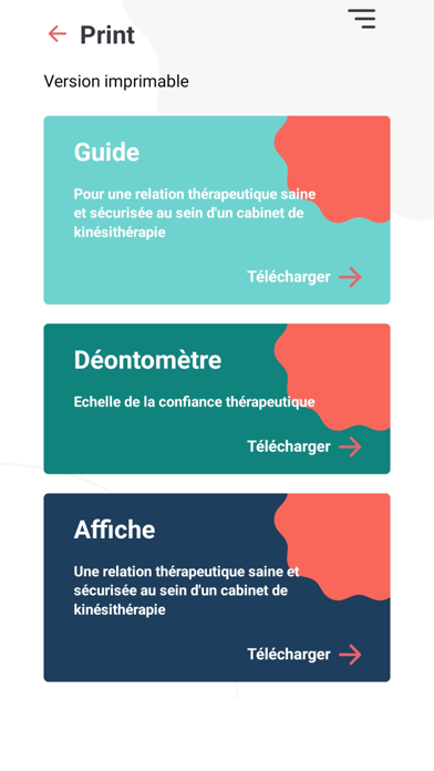 Mon appli Kiné Screenshot