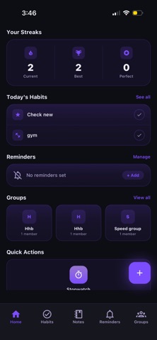 First Habbit screenshot
