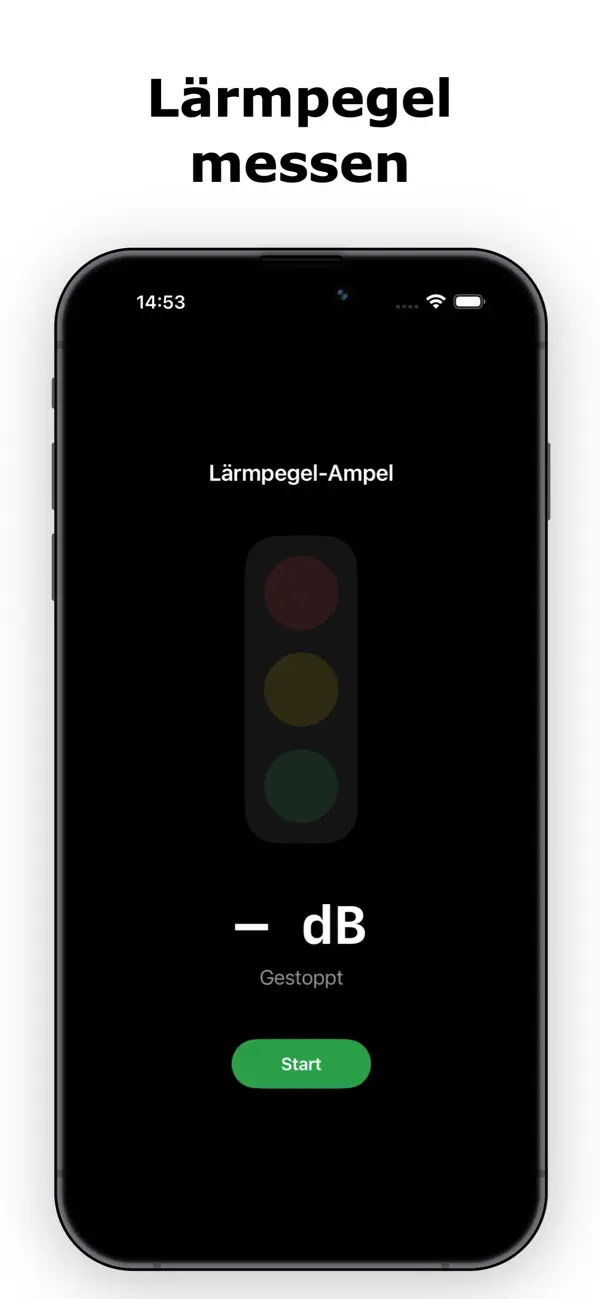 Screenshot #1 pour Lärm Ampel - Dezibel Messer