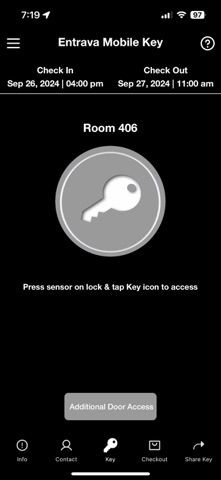 Entrava Key iPhone screenshot