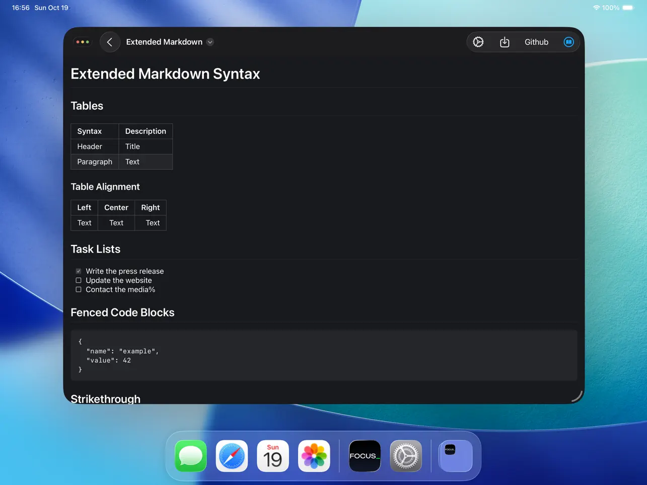 #2. Focus Text (iOS) Ved: Robert Sable
