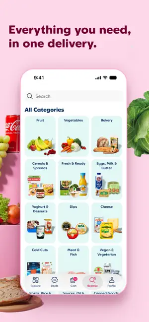 Flink: Groceries in minutes screenshot 2