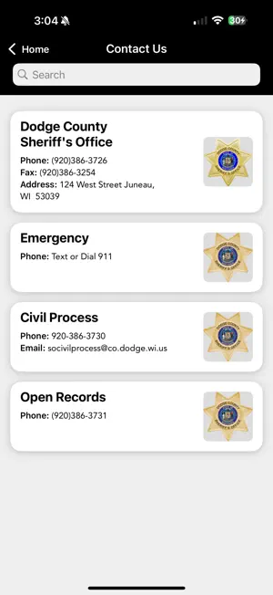 Dodge County Sheriffs Office screenshot 2