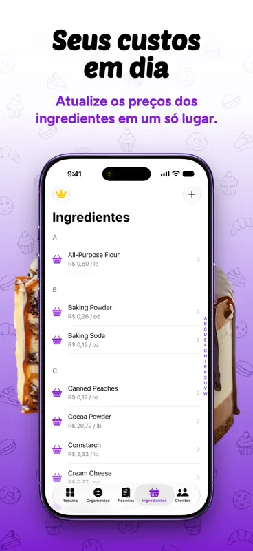 Pastri: Custos de receitas screenshot 6 of 7