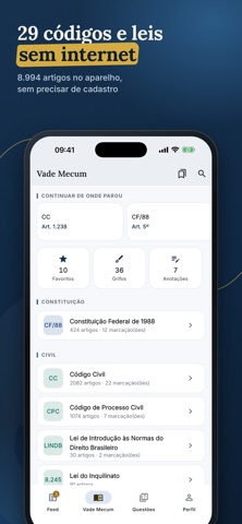 Vade Mecum 2026 Lei e Questões screenshot 1