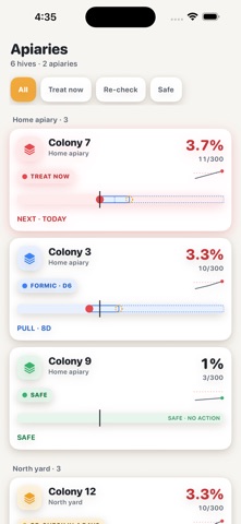 MiteWindow — Varroa Planner Screenshot 3 of 5