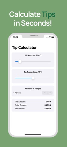 Easy Tip: Fast Tip Calculator Screenshot 1 of 2