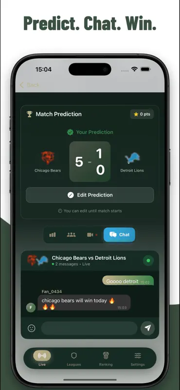 buz football pro: Live Chat screenshot 6 of 8