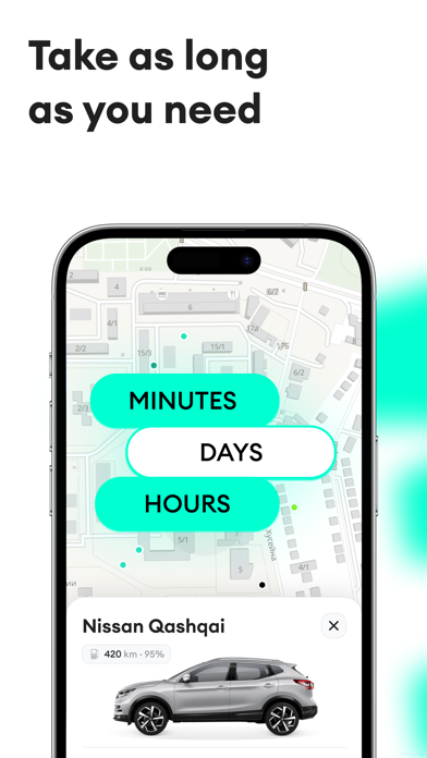 Anytime: carsharing Kazakhstan Screenshot