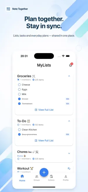 Note Together screenshot 1