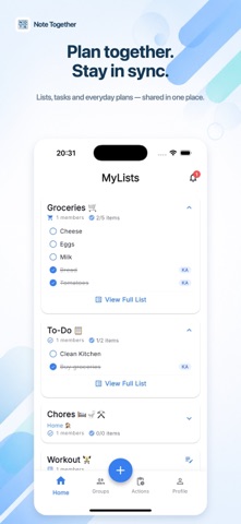 Note Together screenshot