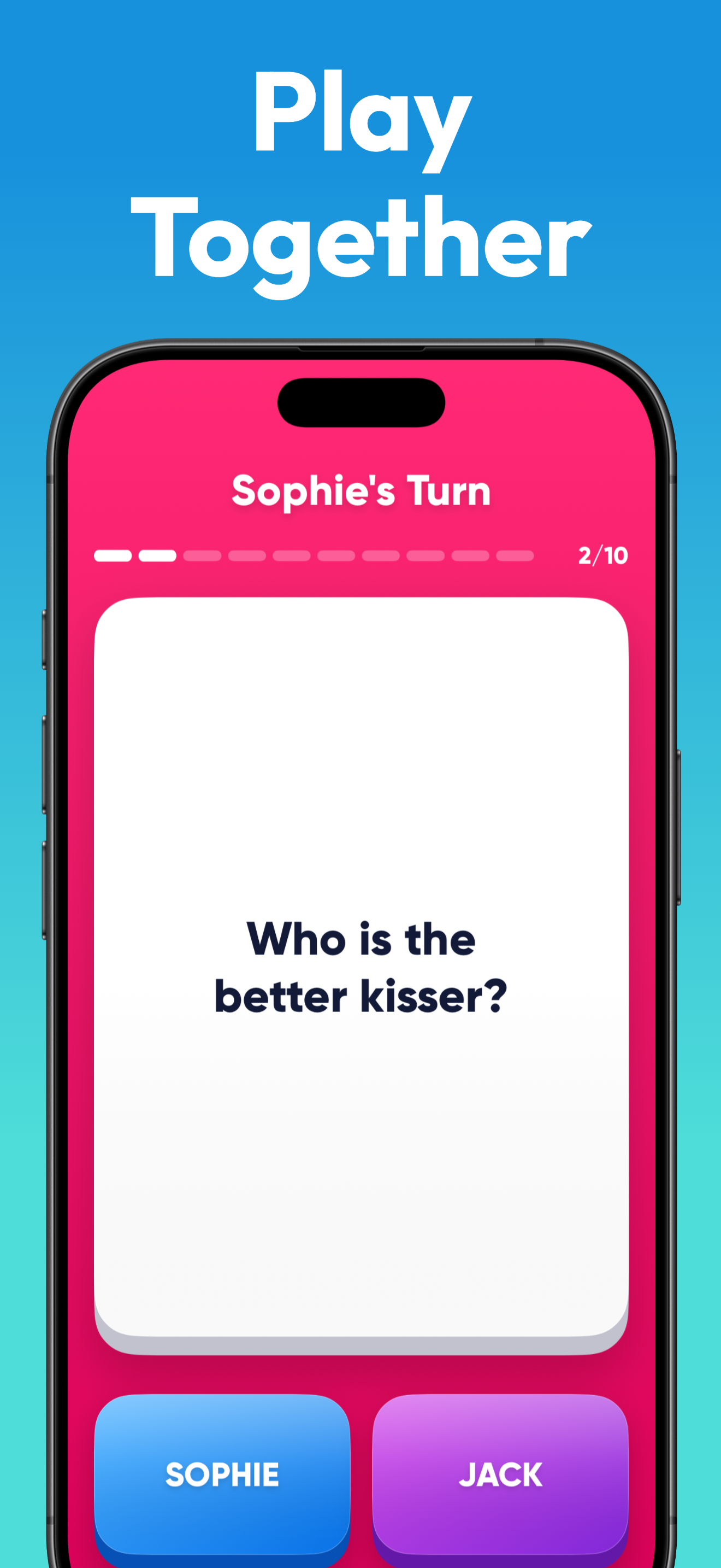 Couples Trivia Quiz Game for 2