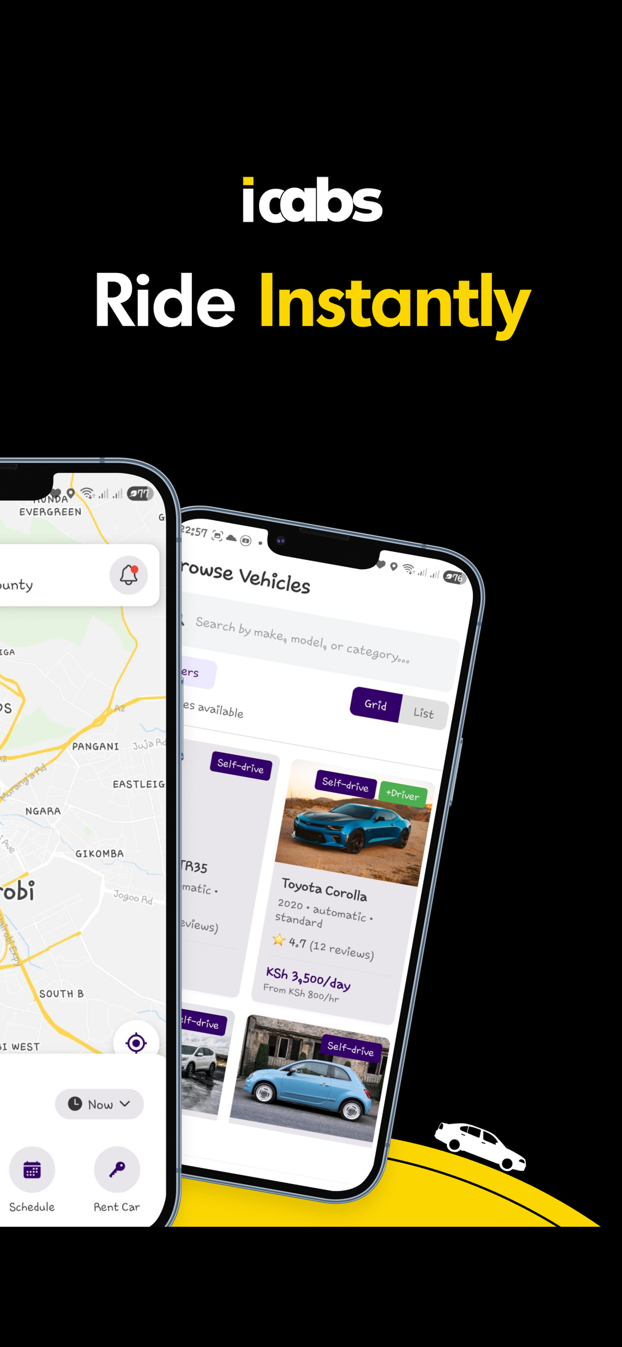 iCABS:Request Ride&Car Rentals screenshot 8