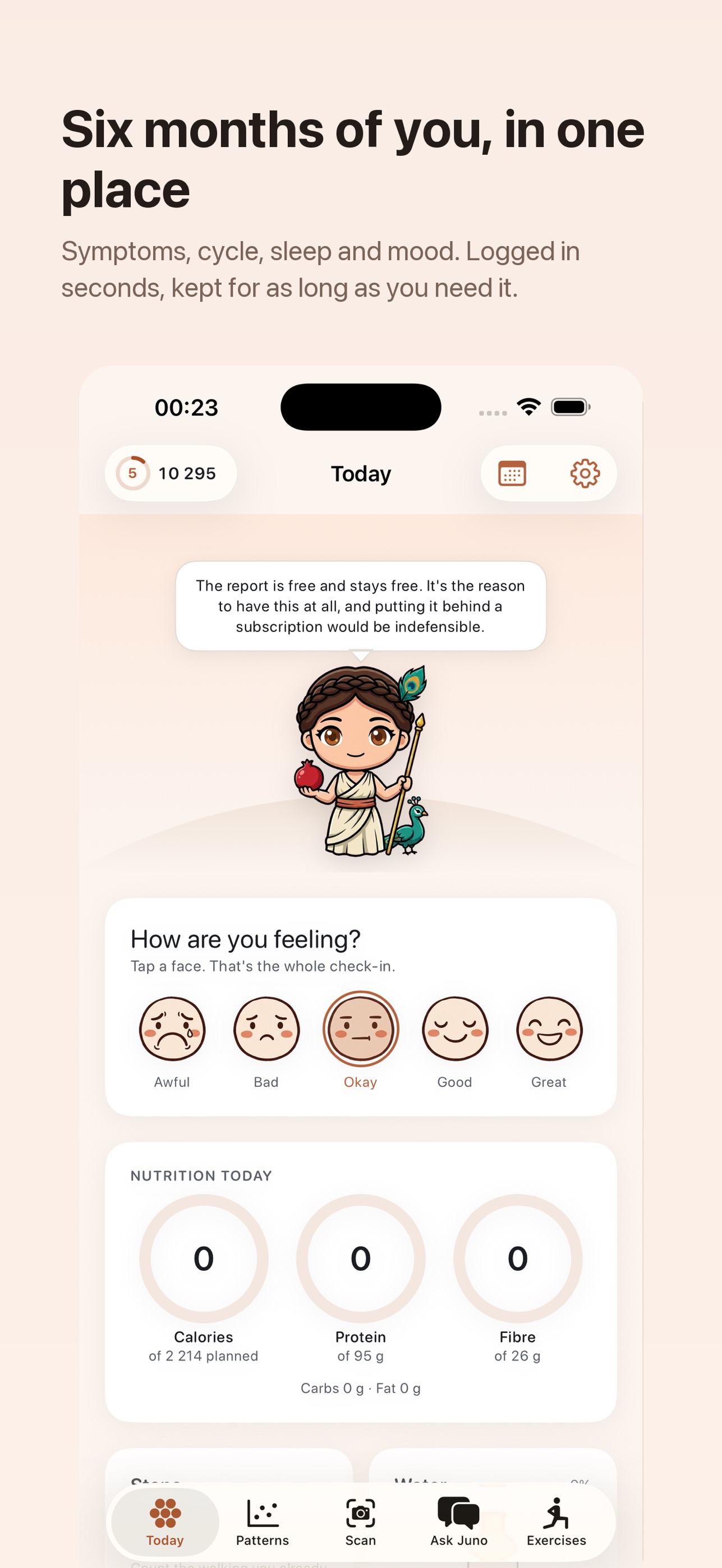 Screenshot 3 of PCOS Juno: Symptom Tracker App