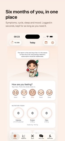 PCOS Juno: Symptom Tracker App Screenshot 3 of 10