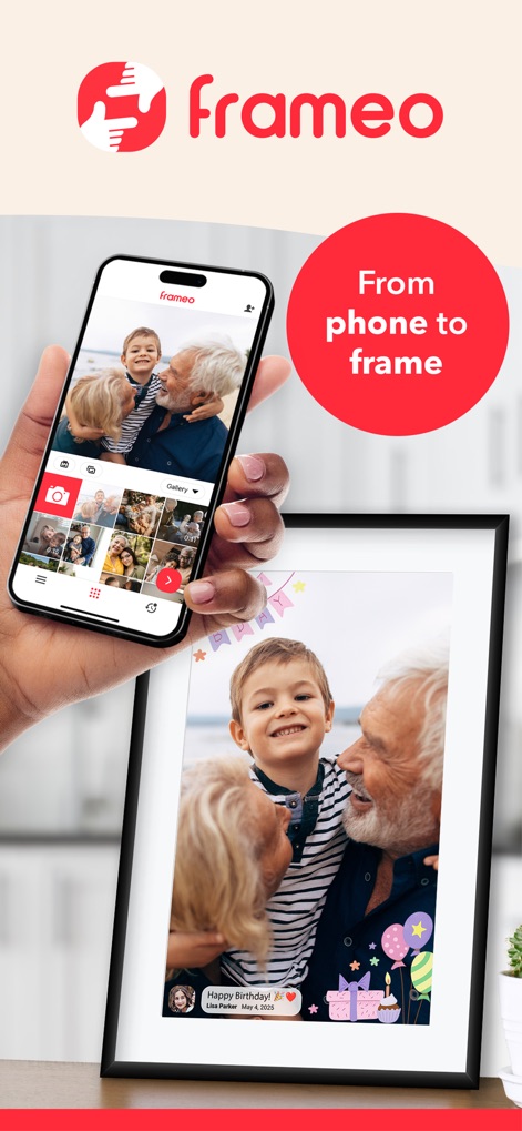 Frameo - Vom Handy zum Rahmen