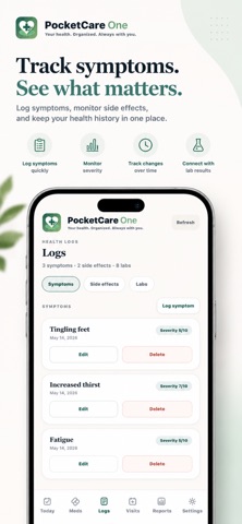 PocketCare One screenshot