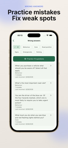 Driving Theory Test for NZ iPhone screenshot