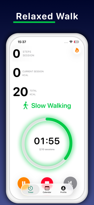 Interval Walk Fit App Screenshot 3 of 7