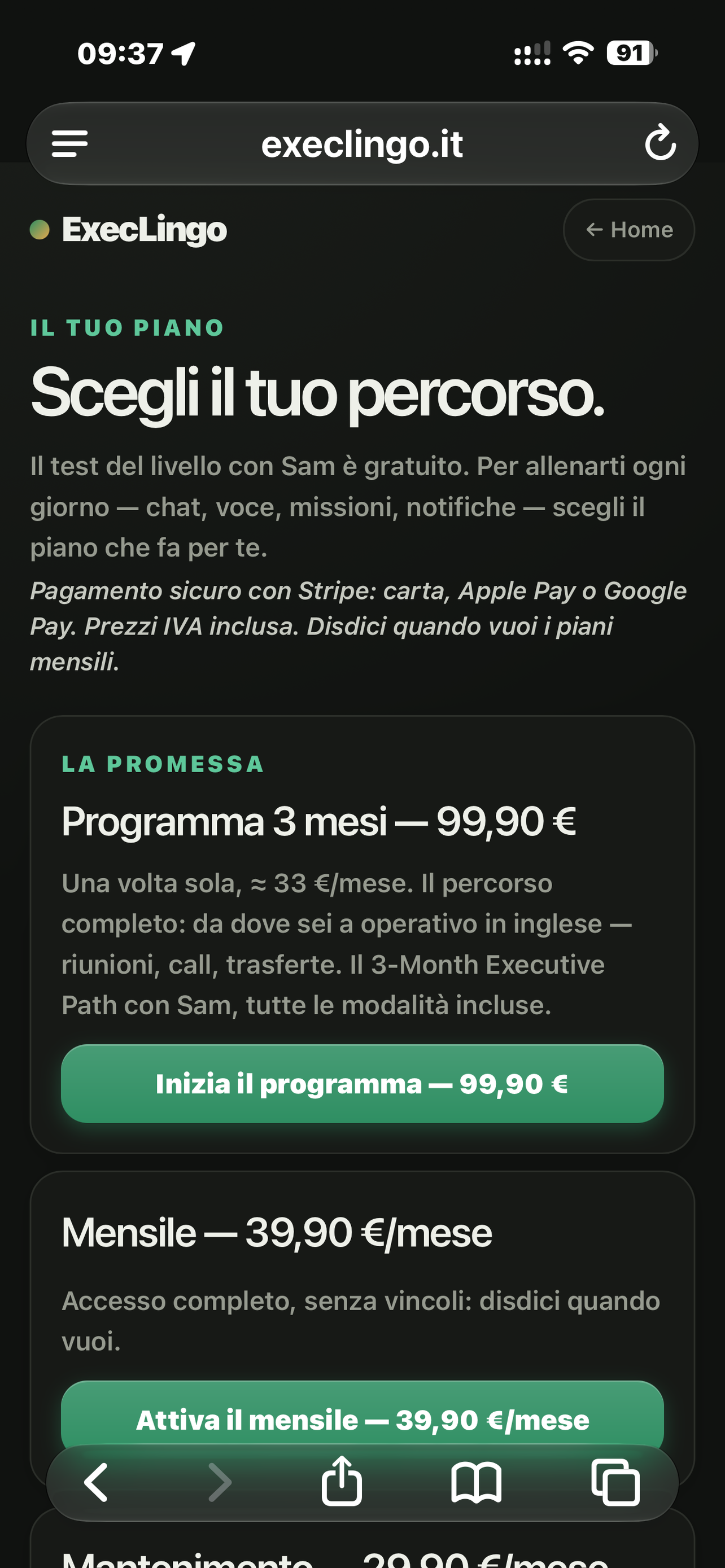 ExecLingo screenshot 2