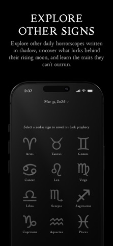 Horrorscopes: Horror Astrology Screenshot 4 of 7