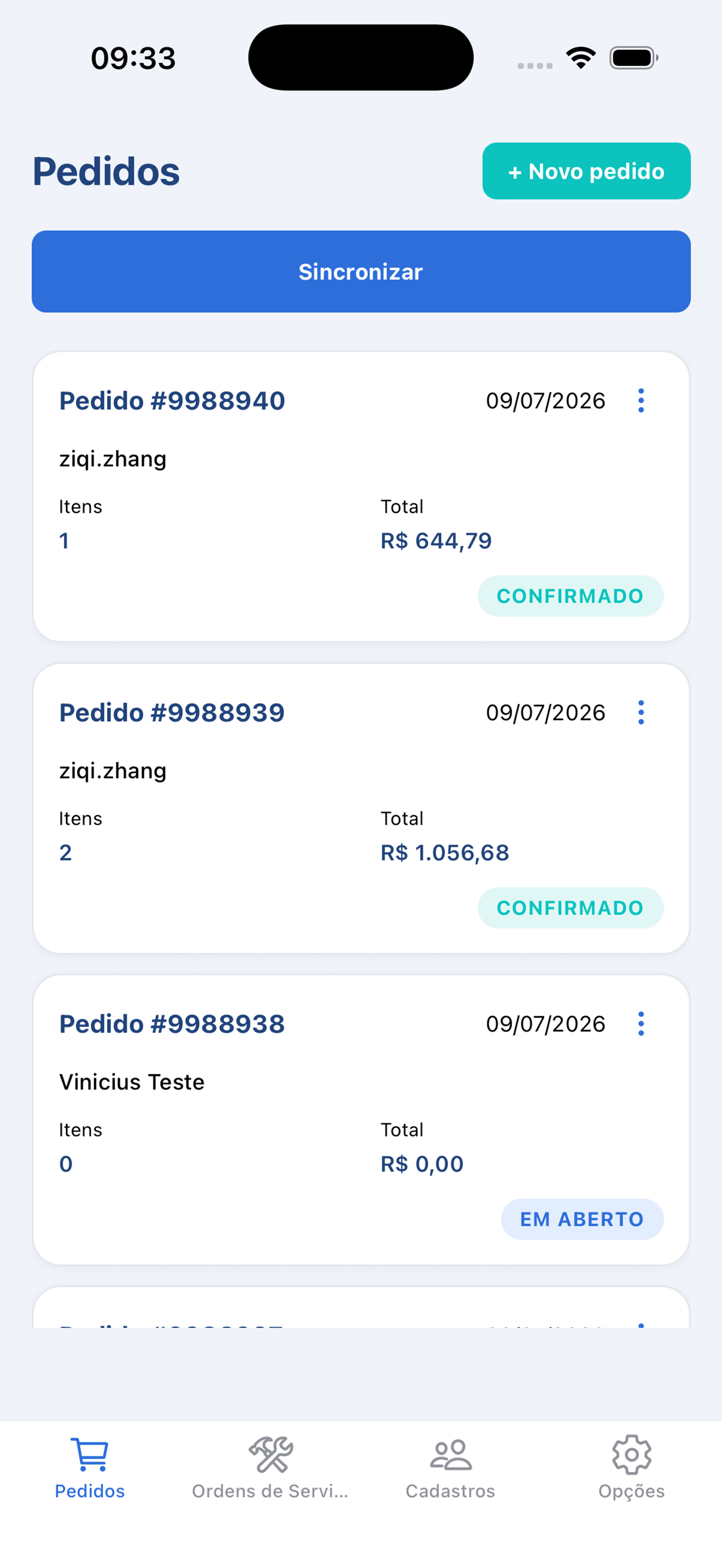 TagPlus Pedidos & OS screenshot 2