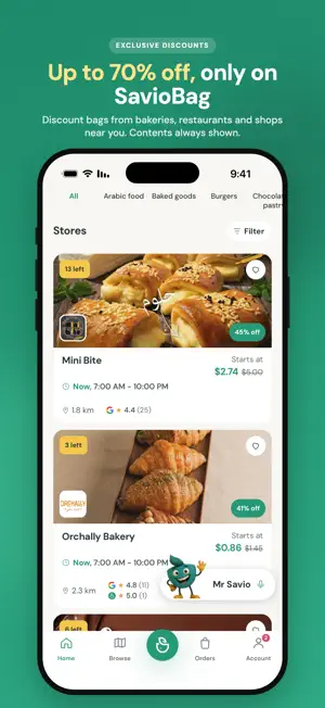 SavioBag: Food Delivery Deals screenshot 4