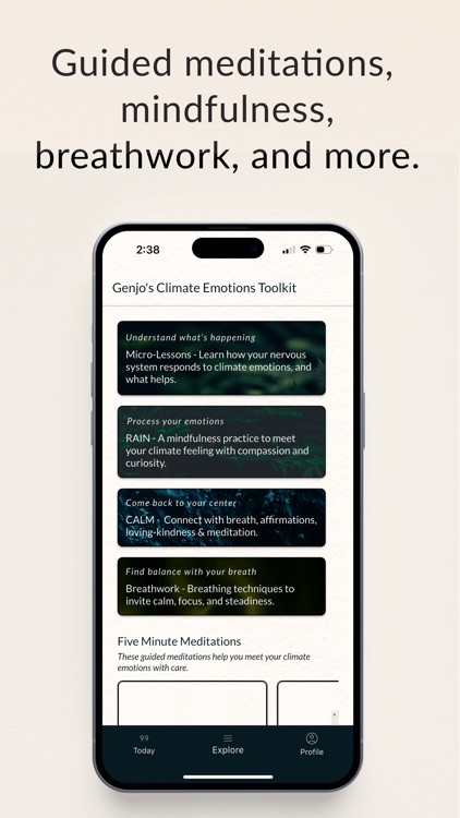Genjo: Climate Anxiety Toolkit screenshot-3