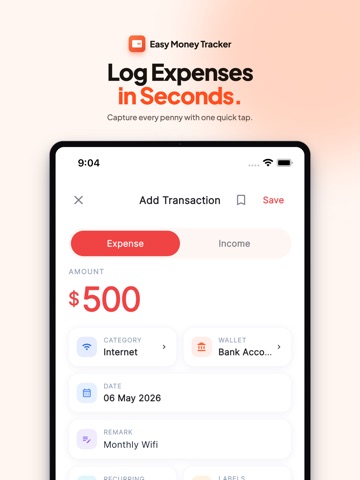 Money Bear: Expense Manager iPad screenshot