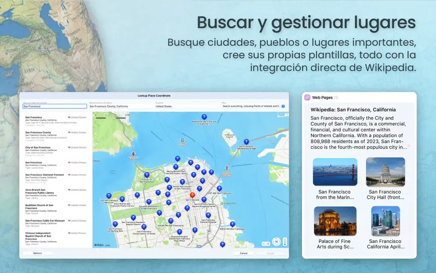 Captura de pantalla de MacFamilyTree 11 en iPhone 6