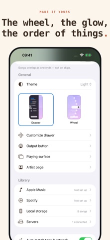 Offline Music Player - Drift iPhone screenshot