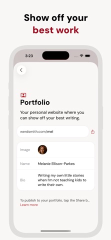 Werdsmith: Writing App screenshot