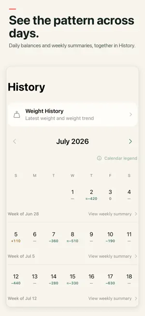 Calorie Arc: Energy Balance screenshot 4