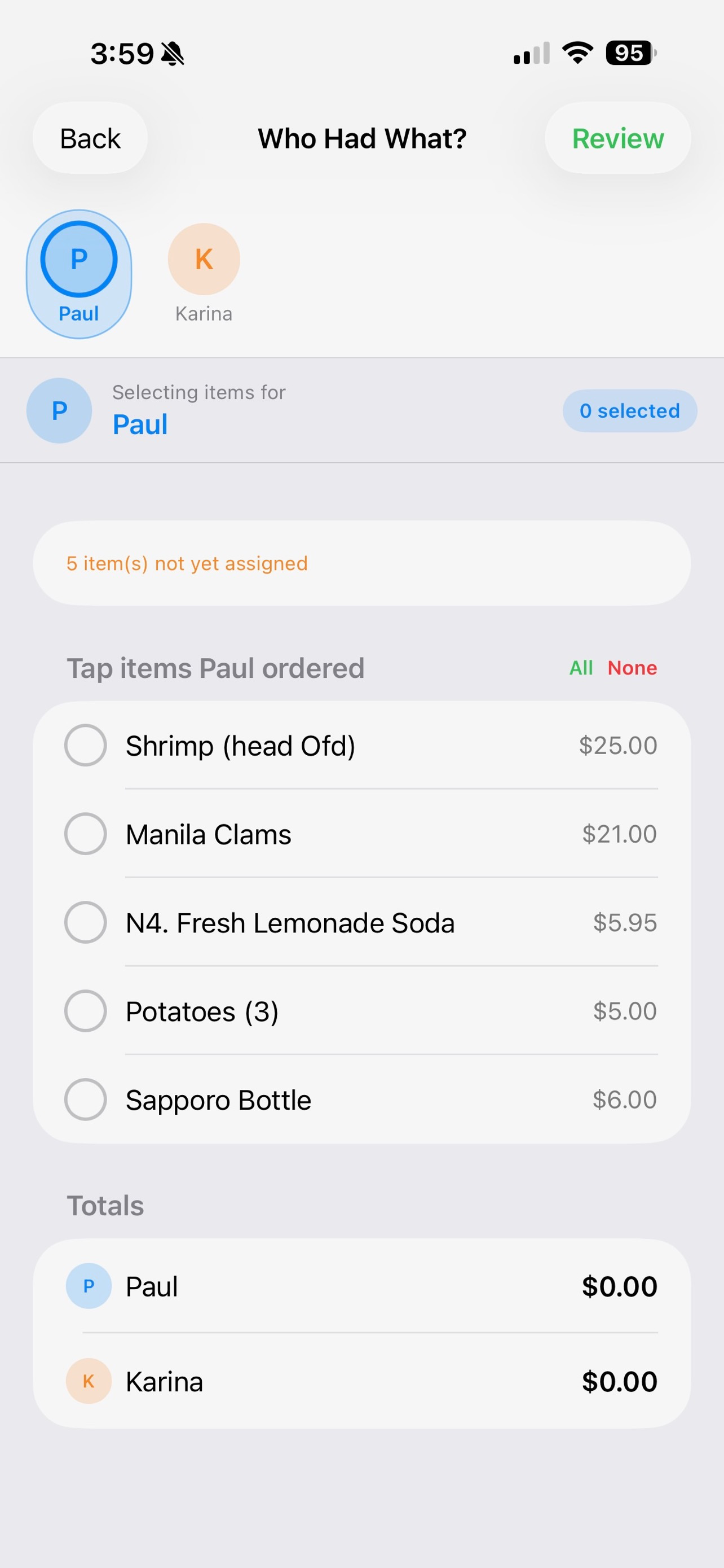TabSplits screenshot 6
