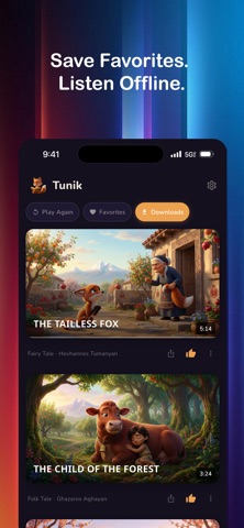 TUNIK: Армянские Истории Детям iPhone screenshot 3