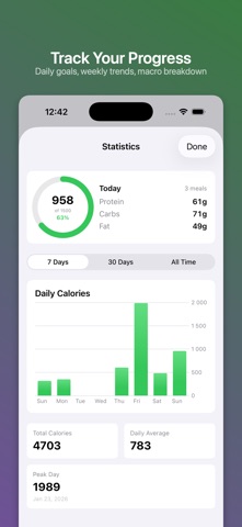 SnapNutrition AI Screenshot 4 of 6