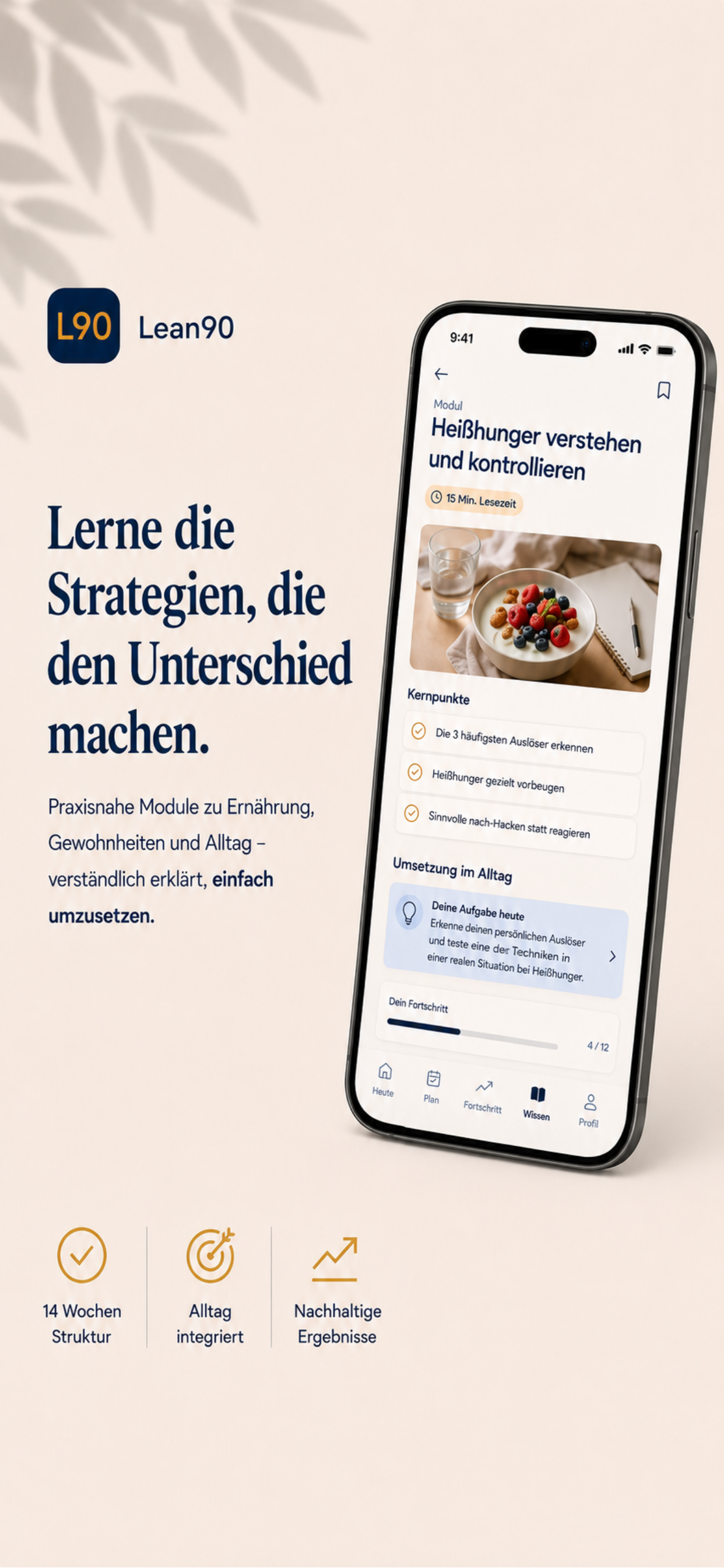 Lean90: Nachhaltig abnehmen screenshot 4