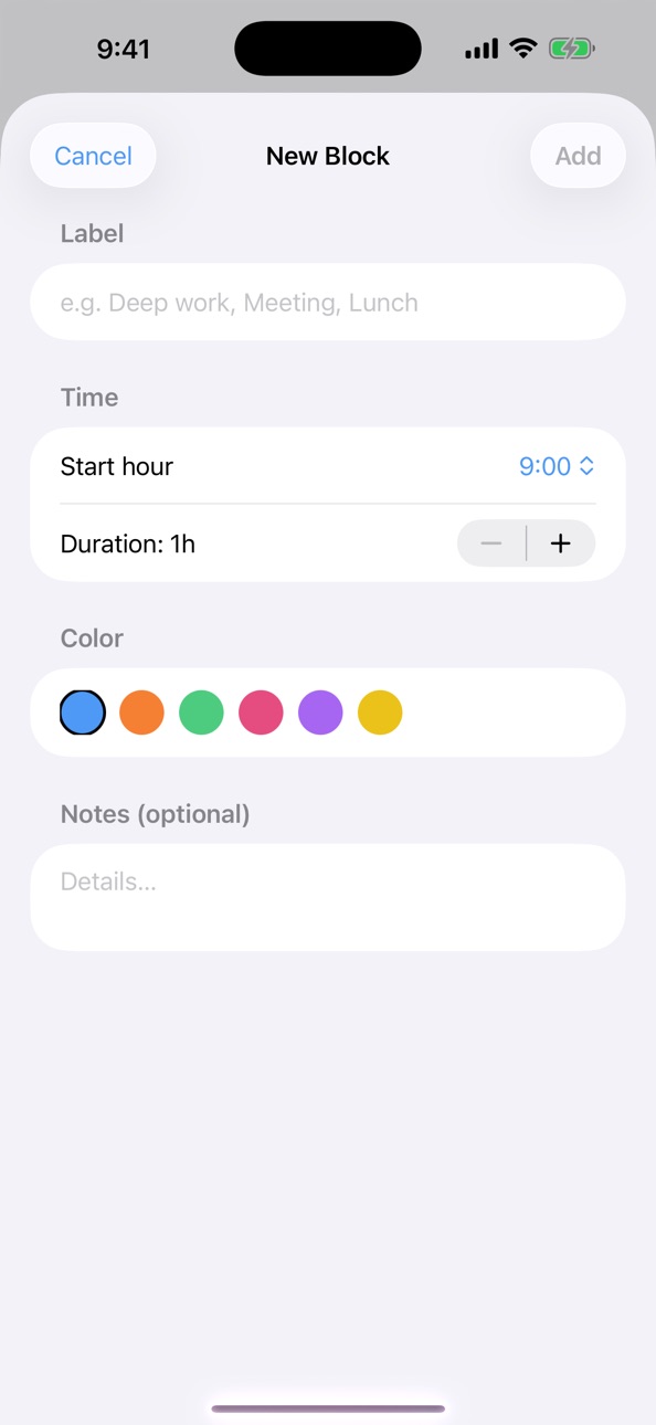 iPhone screenshot