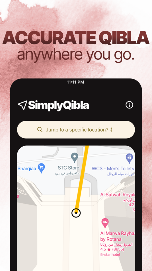 #1. Qibla Finder Map: SimplyQibla (iOS) 게시자: Ahmed Shaikh