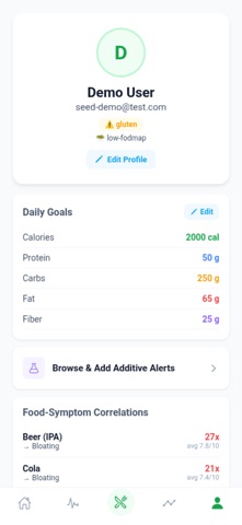 GutLens: IBS & FODMAP Tracker Screenshot 1 of 5