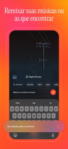 Suno: Criar Música & Canção IA App Store preview screenshot 5