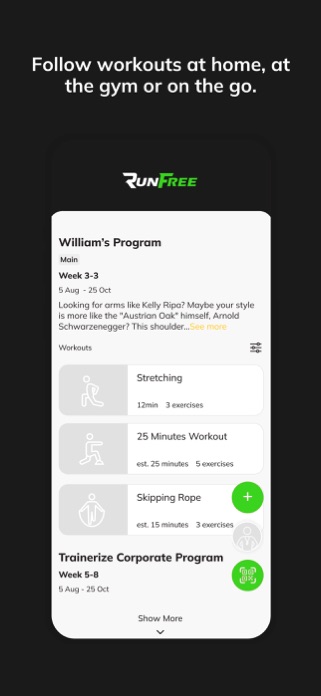 RunFree PT Screenshot 3 of 6