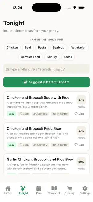 FamilyPlate Meal Planner screenshot 2
