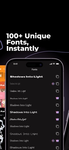 Custom Fonts Keyboard Cool Screenshot 2 of 3