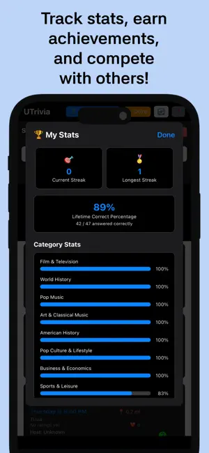uTrivia: Bar Trivia Finder screenshot 3