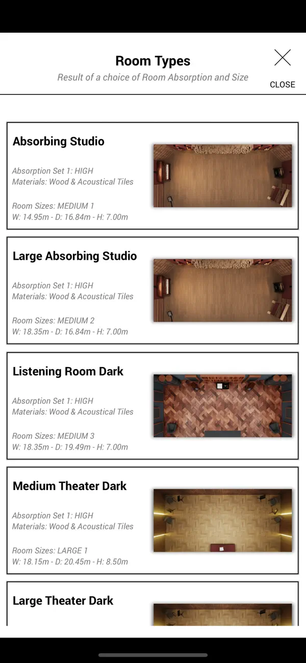 #2. Ambiente Room Simulator (iOS) By: Audio Modeling