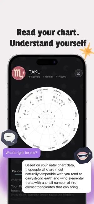 Taku: Tarot & Astrology screenshot 2