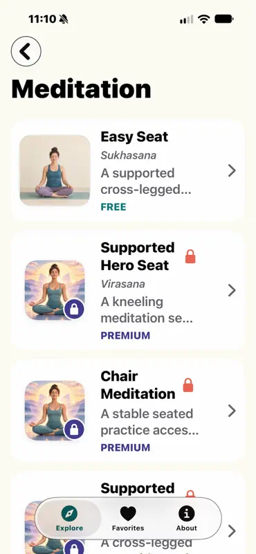 Yoga Ease: Gentle Poses screenshot 5 of 5