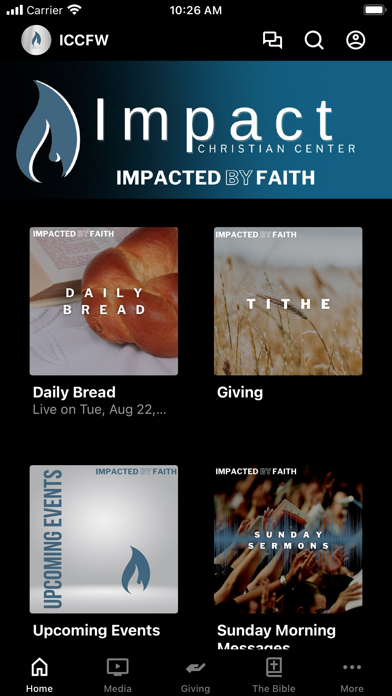Impact Christian Center FW Screenshot