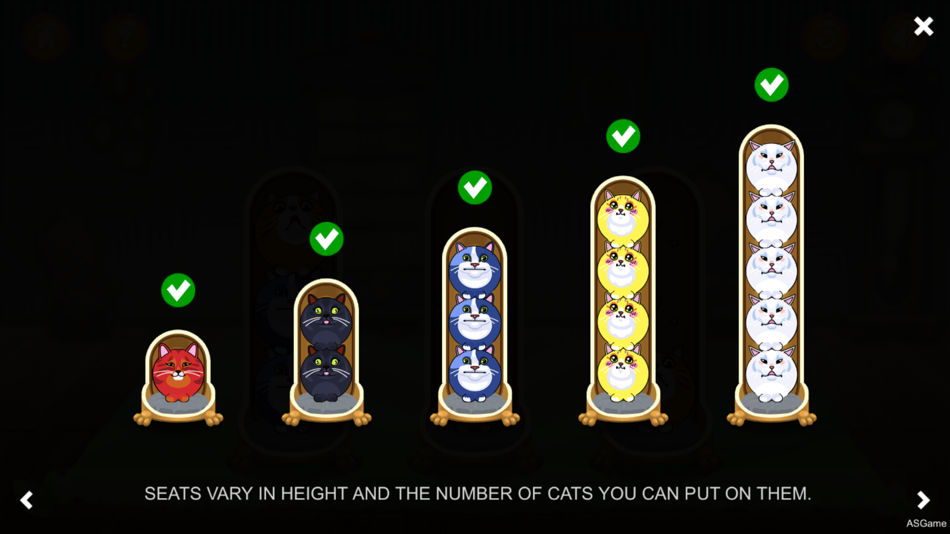 #5. Cat Sorter Puzzle (iOS) 由: Suna Gonen